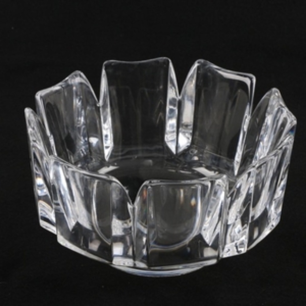 VIntage Signed Orrefors Corona Bowl